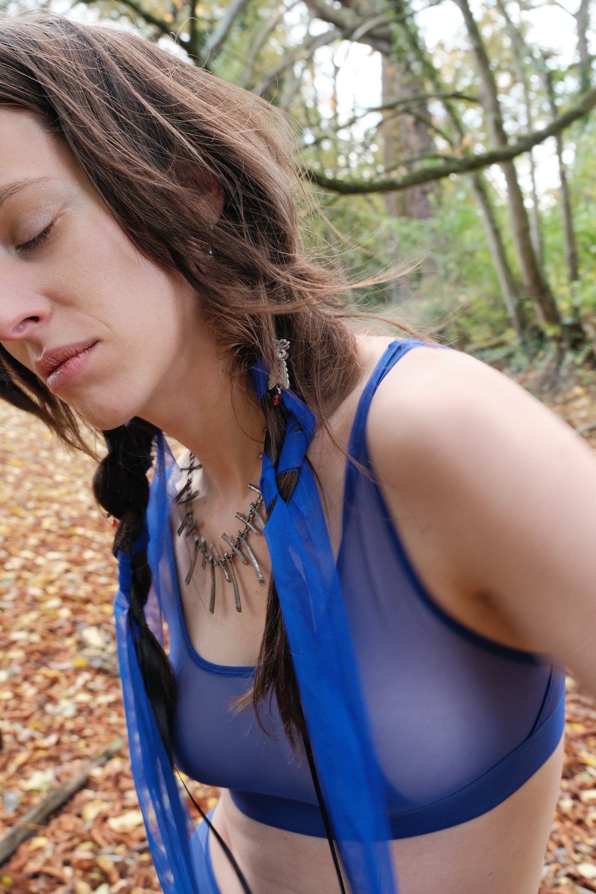 ramble on (see-through, bic blue)