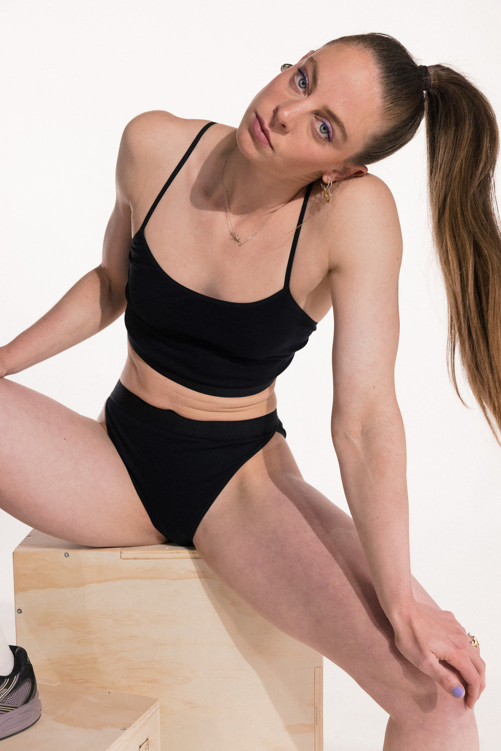 land slide (fine rib cotton, black)