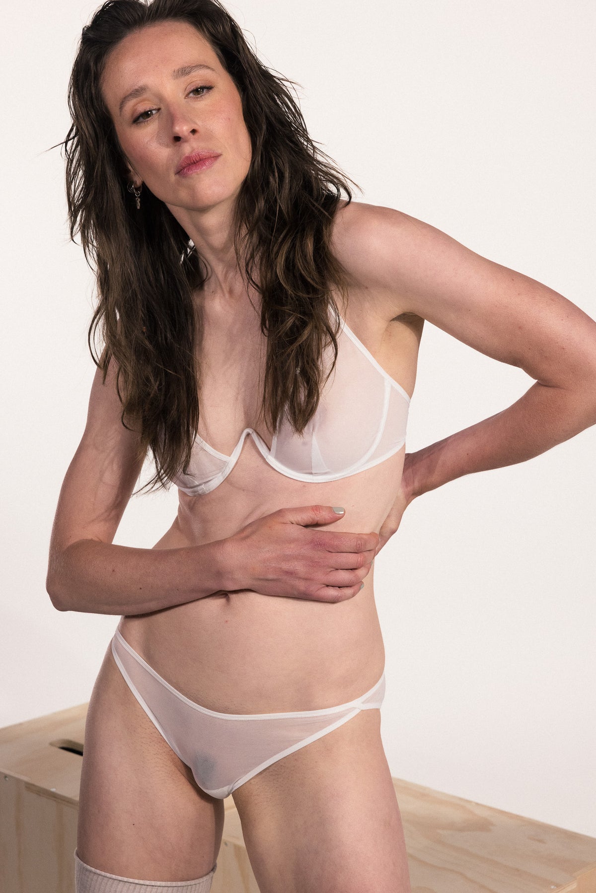 fast girls (see-through, white)