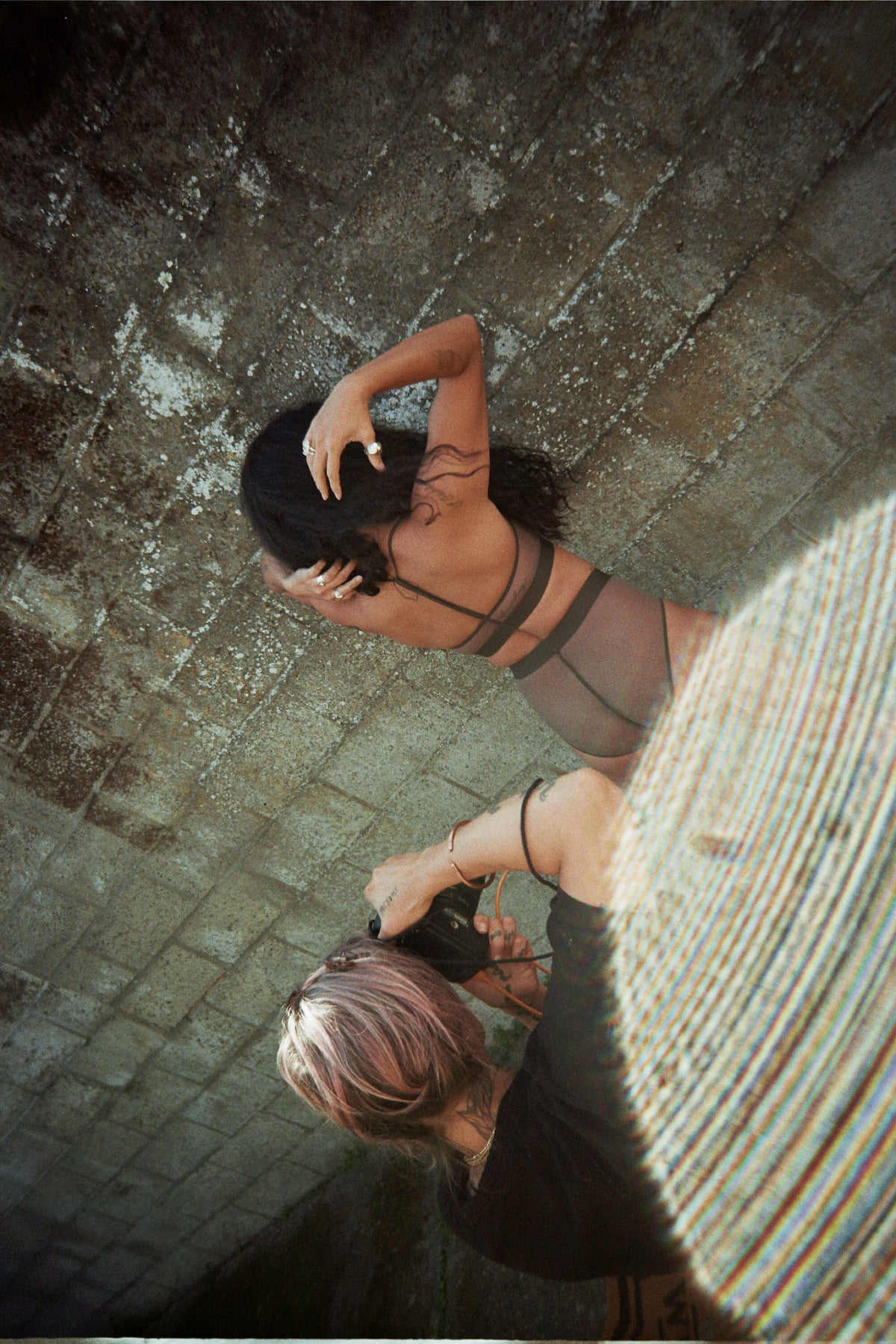 sonne (see-through, khaki)