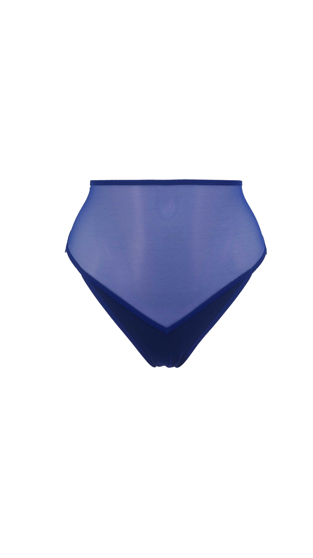 all talk (see-through, bic blue)