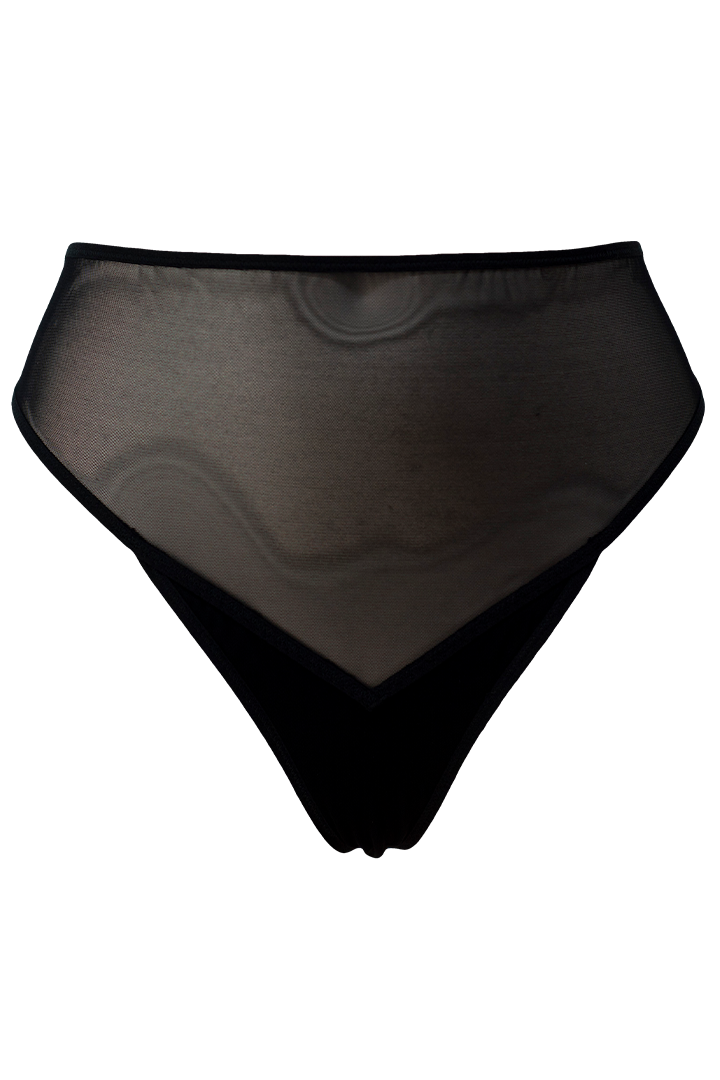 pierrot (see-through, black)