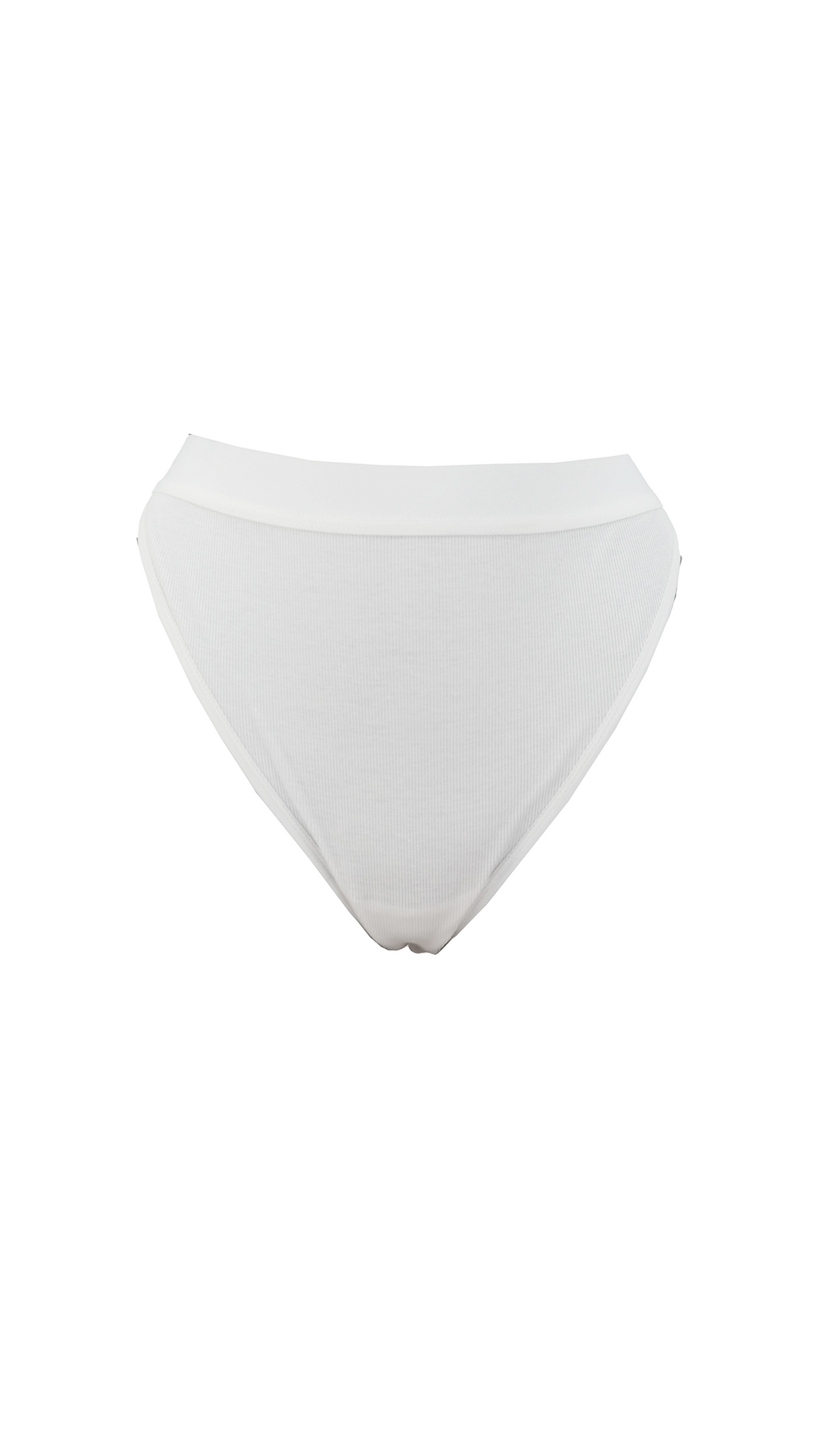 way i walk (fine rib cotton, white)