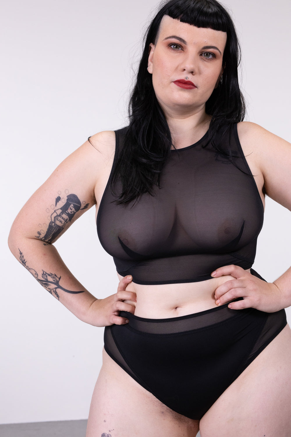 found out. (see-through, black)
